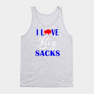 Buffalo Football I Love Big Sacks Tank Top